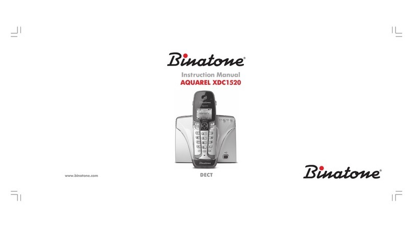 Binatone AQUAREL XDC1520 instruction manual