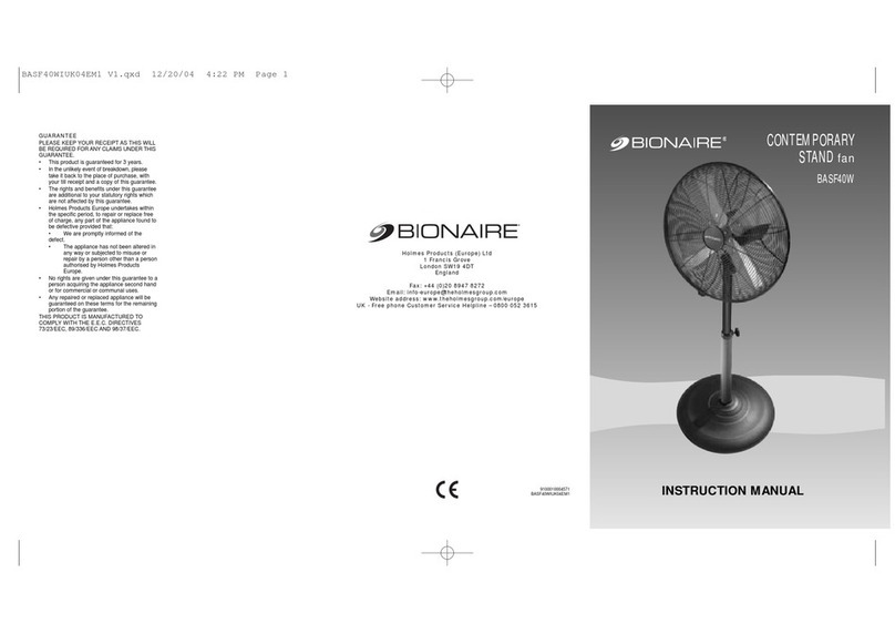 Bionaire BASF40W User manual