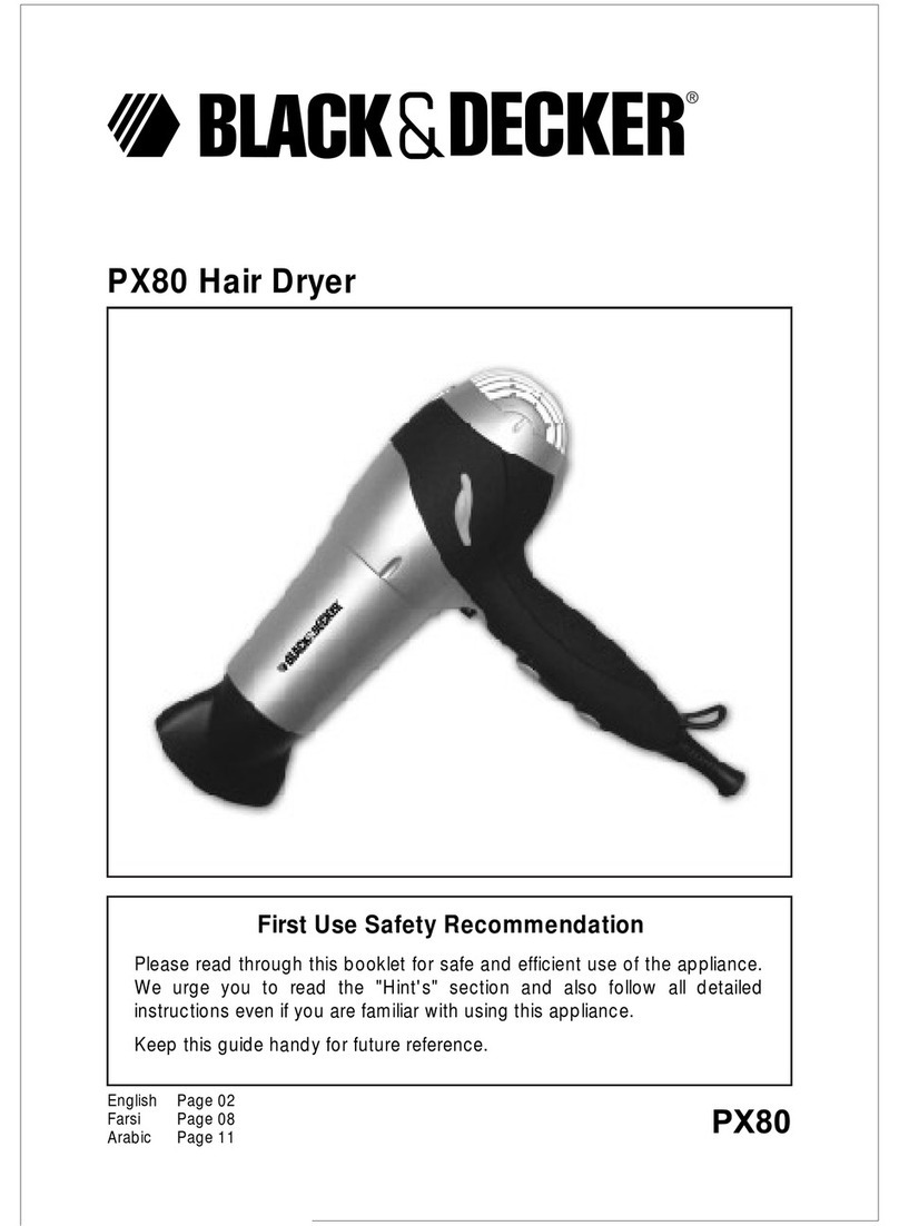 Black & Decker PX80 User manual Black & Decker PX80 User manual