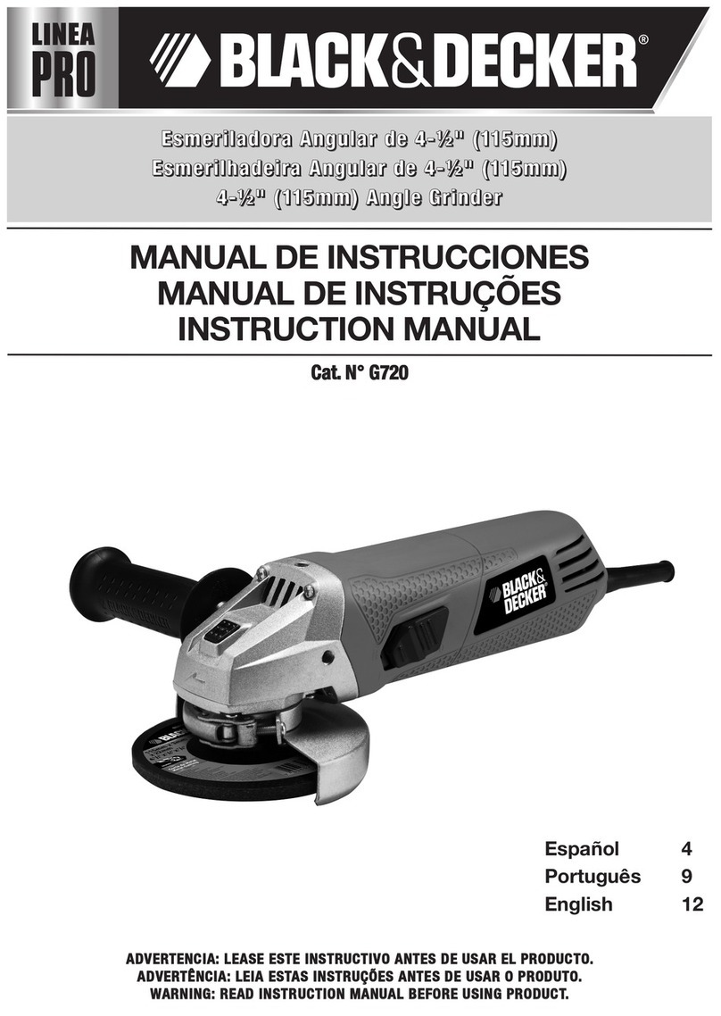 Black & Decker Linea Pro G720 instruction manual