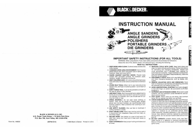 Black & Decker 446033 User manual