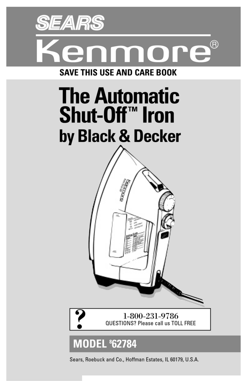 Black & Decker The Automatic Shut-Off 62784 Installation instructions