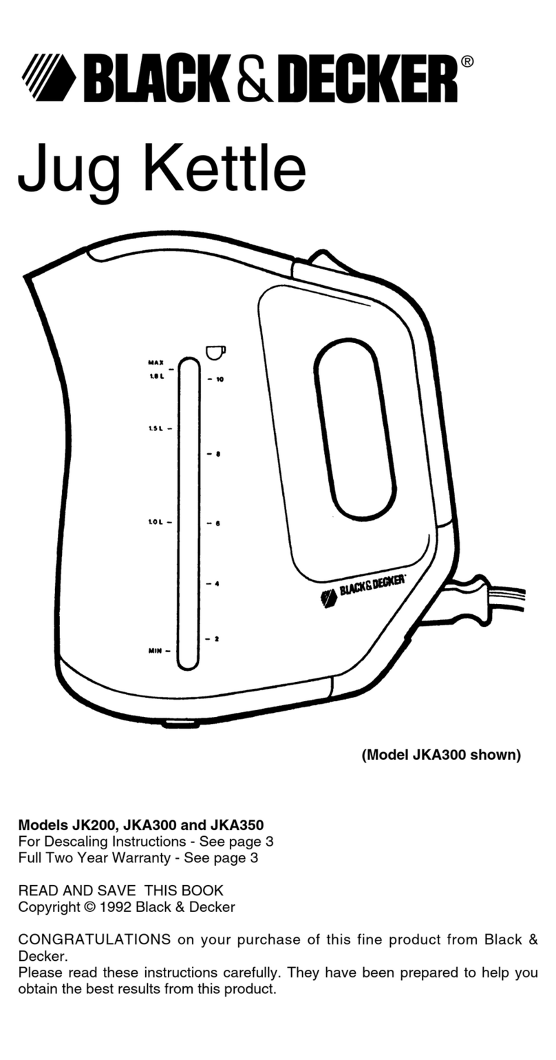 Black & Decker JK200 instructions