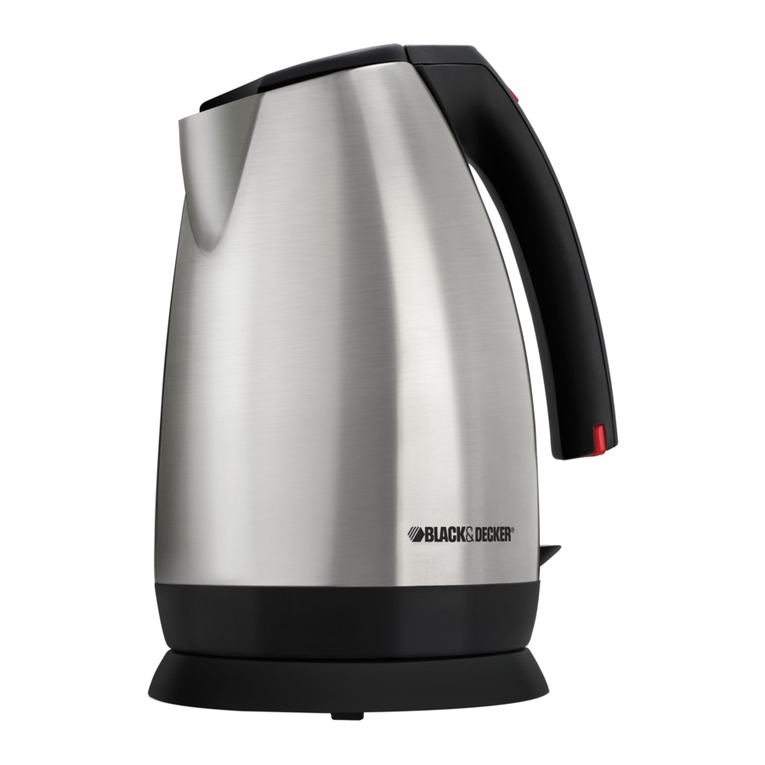 Black & Decker JKC650 Installation instructions