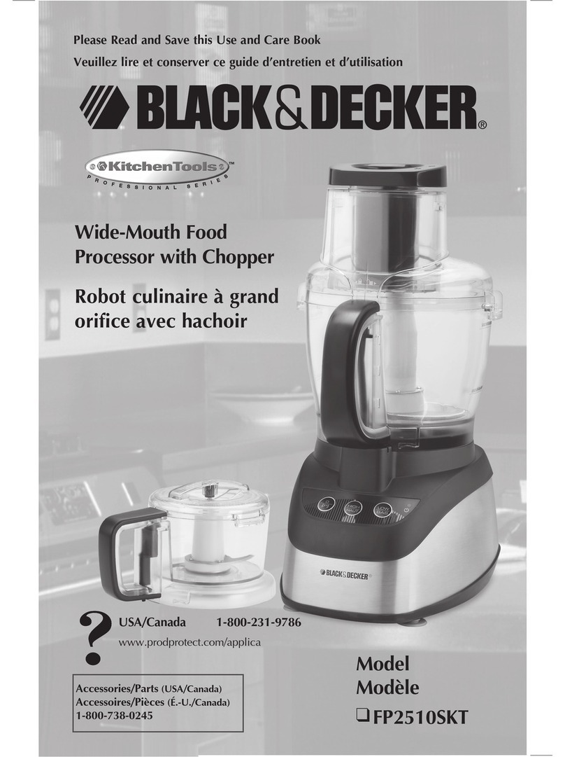 Black & Decker FP2510SKT Installation instructions