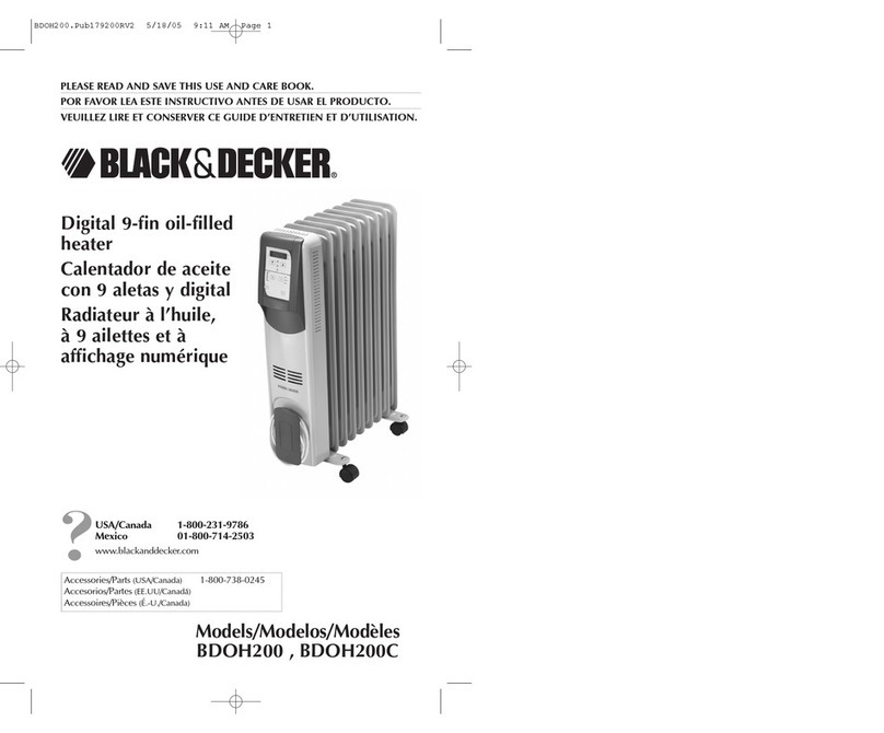 Black & Decker BDOH200 Installation instructions