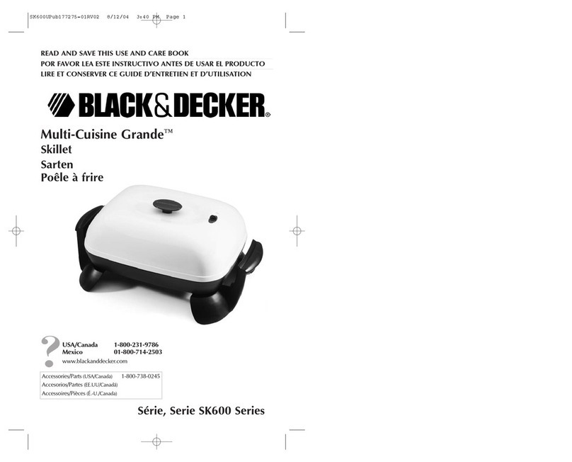 Black & Decker SK600 Installation instructions
