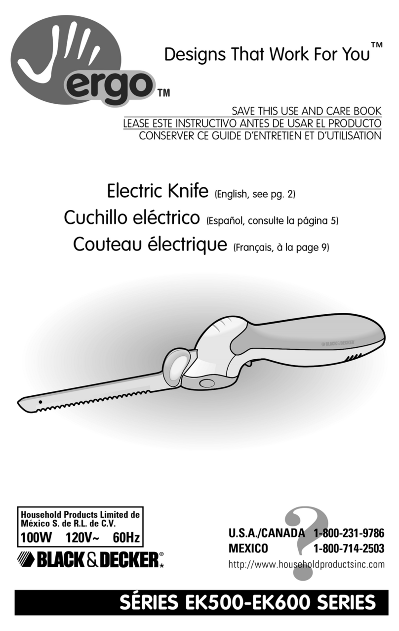 Ergo EK500 Series Use and care book