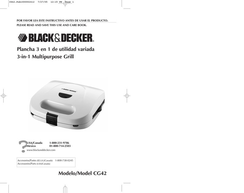 Black & Decker CG42 Installation instructions