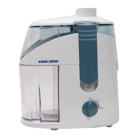 Black & Decker JE2050 Installation instructions