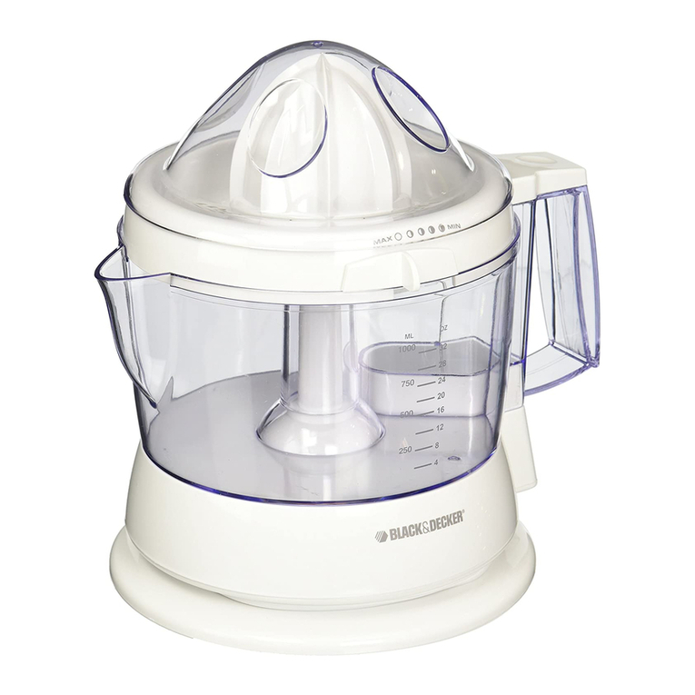 Black & Decker CJ631 Installation instructions