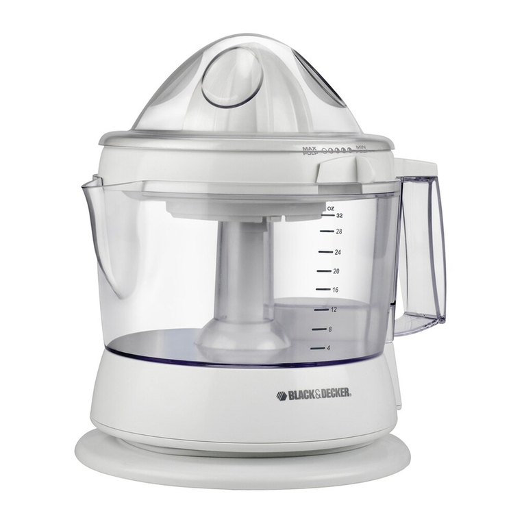 Black & Decker CJ630 Installation instructions