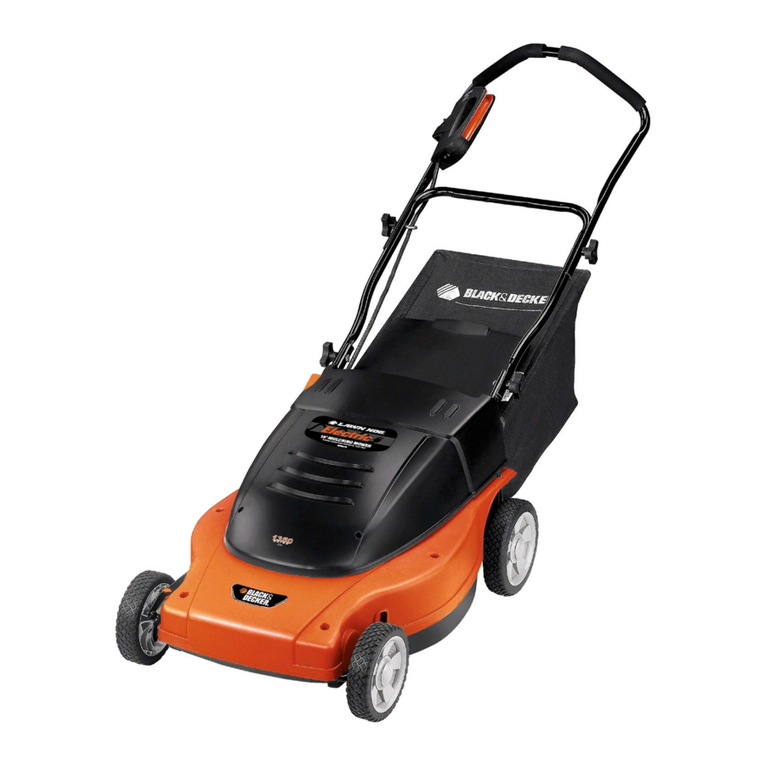 Black & Decker LAWN HOG MM875 User manual