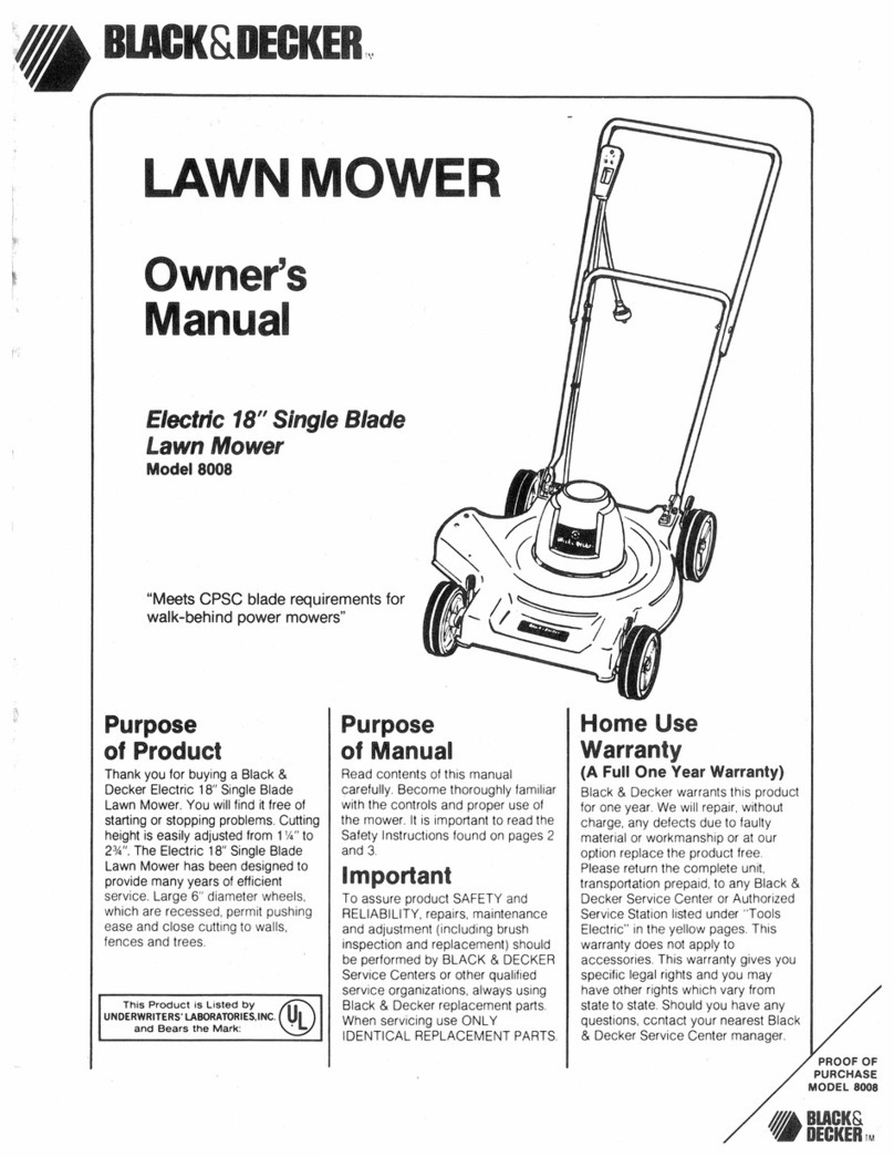 Black & Decker 8008 owner's manual