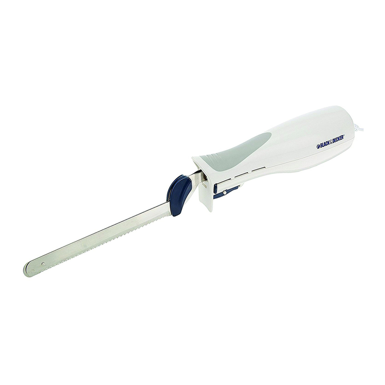 Black & Decker Slice Right EK701 Installation instructions