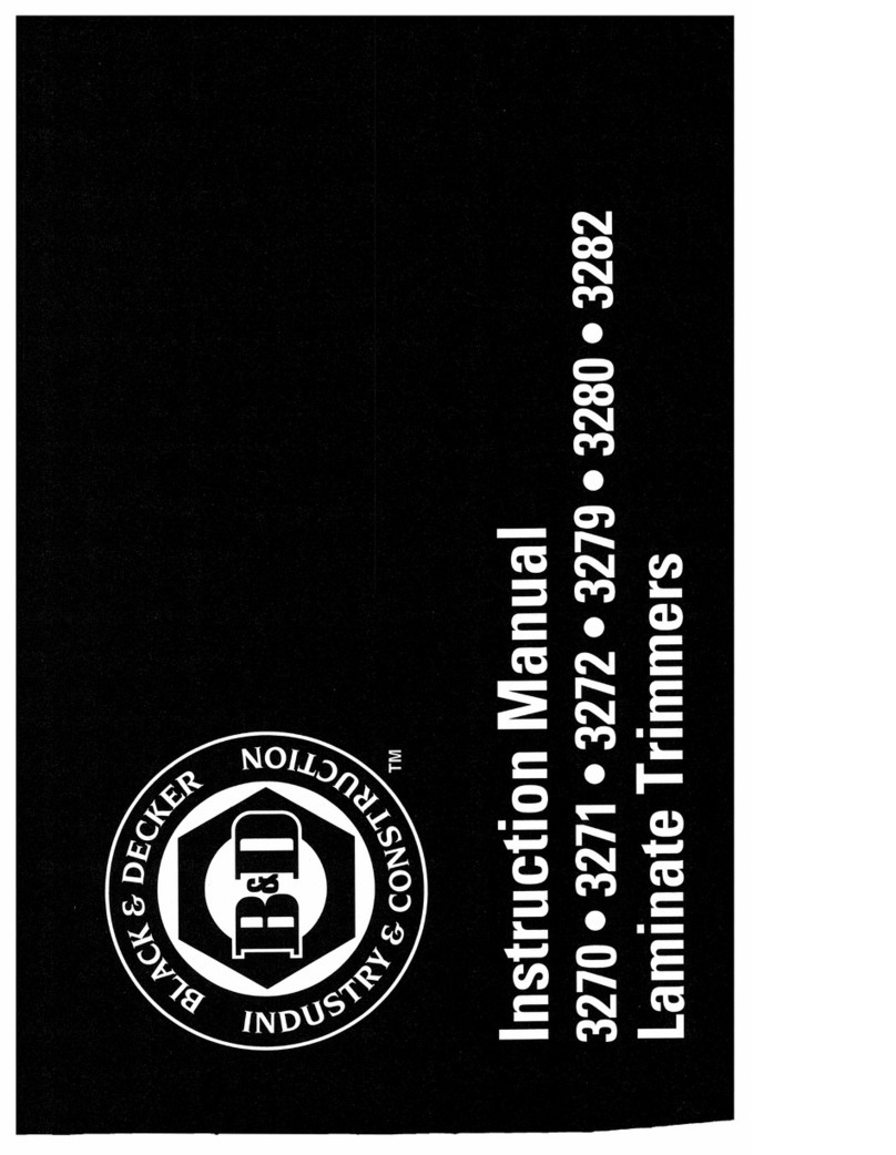 Black & Decker 3270 User manual