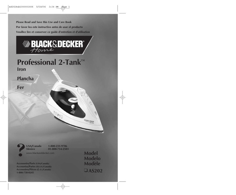 Black & Decker AS202 Installation instructions