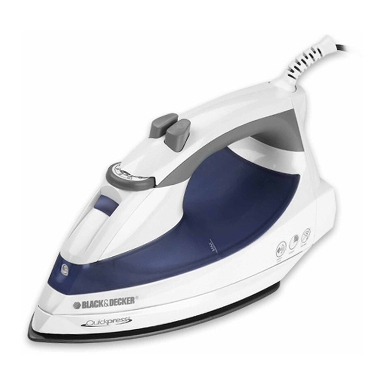 Black & Decker Light 'N Easy F975 Installation instructions
