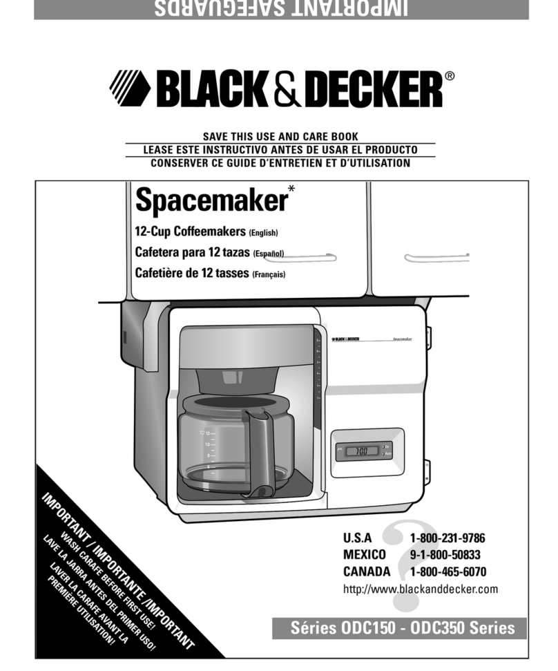 Black & Decker Spacemaker SDC740 Owner's manual