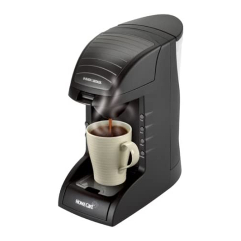 Black & Decker Home Cafe GT300 Series User manual