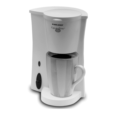 Black & Decker Cup-At-A-Time DCM7 Series Installation instructions