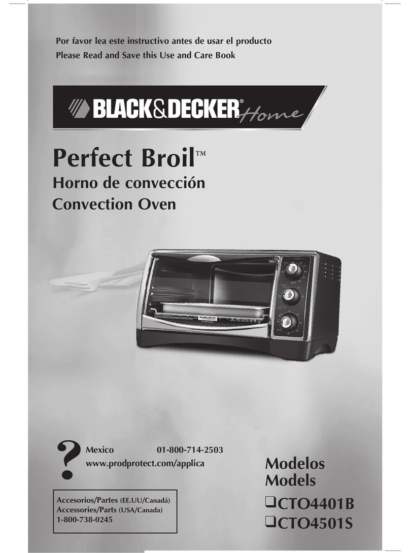 Black & Decker Perfect Broil CTO4401B Use and care book