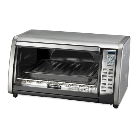 Black & Decker Digital Advantage CTO6301 Installation instructions