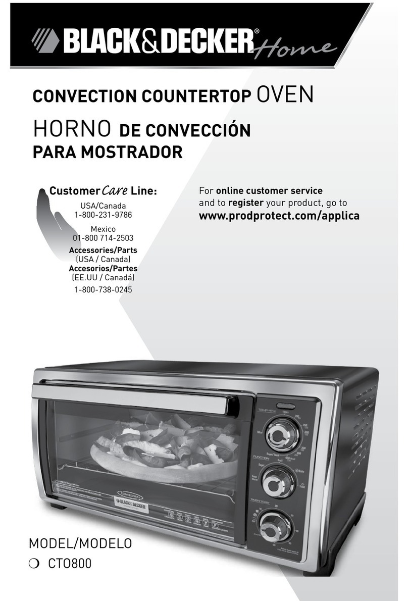 Black & Decker CTO800 Installation instructions Black & Decker CTO800 Installation instructions