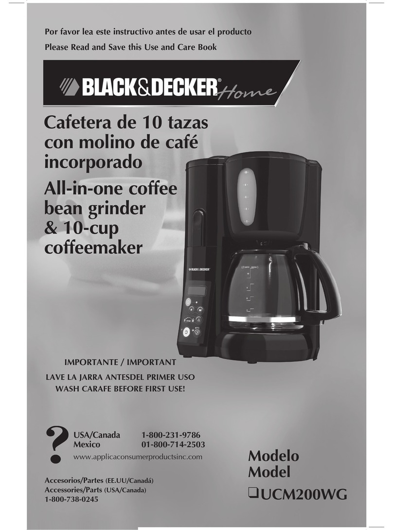 Black & Decker UCM200WG Installation instructions