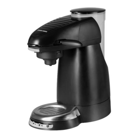 Black & Decker Home Cafe AM7 Installation instructions