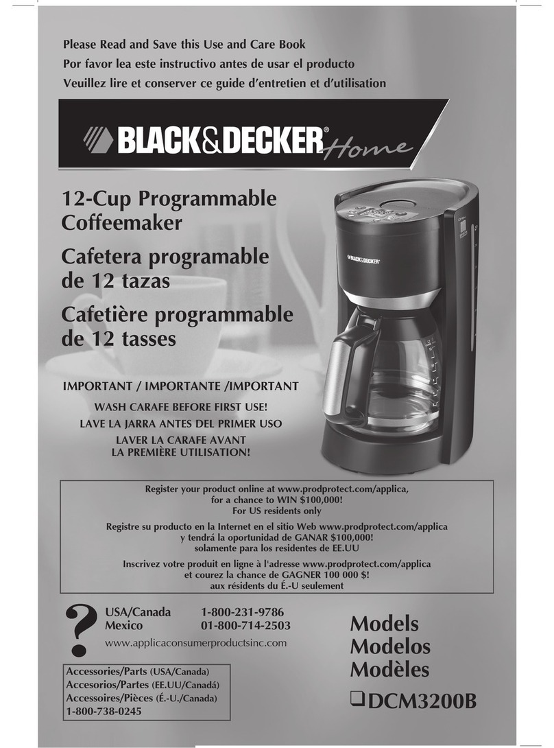 Black & Decker DCM3200B Installation instructions
