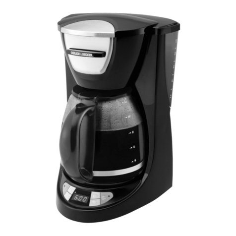 Black & Decker SmartBrew DCM2000 Series Installation instructions