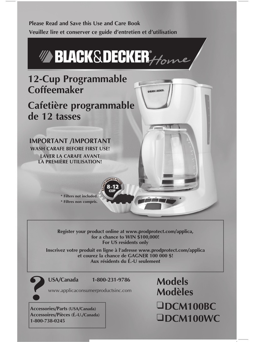 Black & Decker DCM100BC Installation instructions