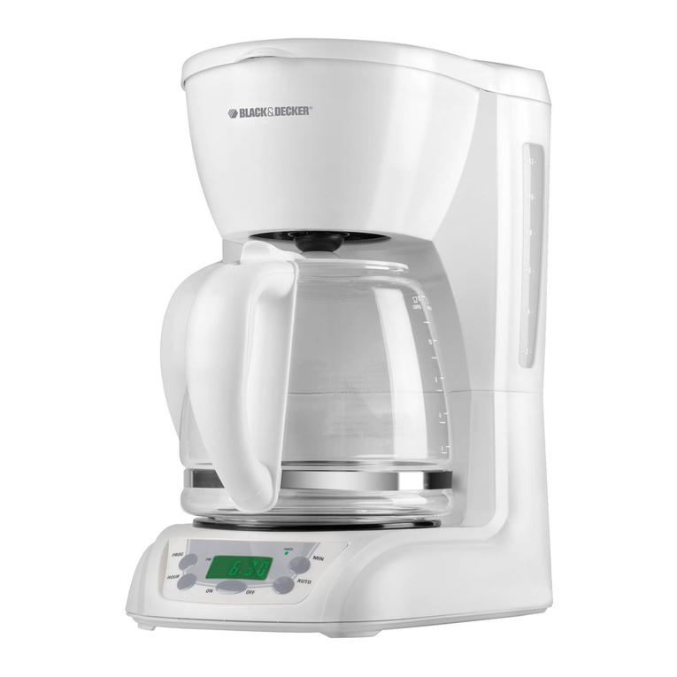 Black & Decker VersaBrew DCM1300 Series Installation instructions