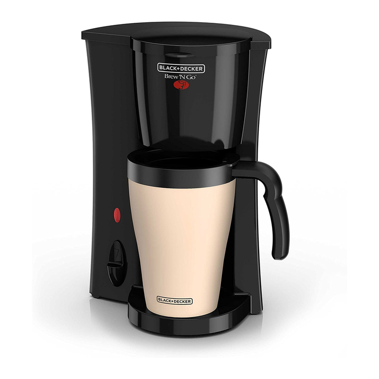 Black & Decker Brew 'N Go DCM18 Series Installation instructions