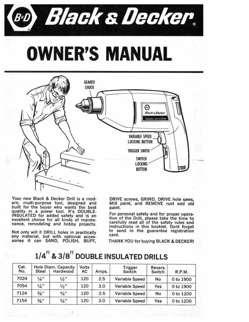 Black & Decker 7024 owner's manual