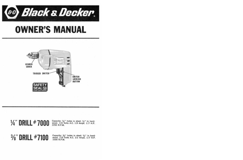 Black & Decker 7000 User manual