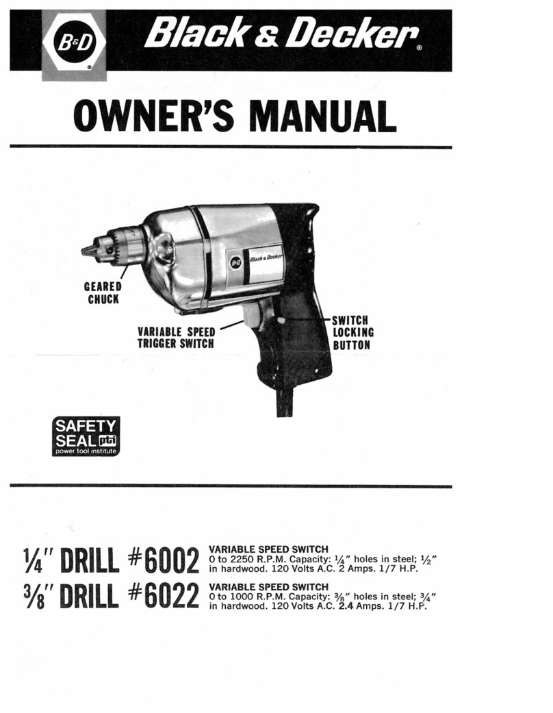 Black & Decker 6002 User manual