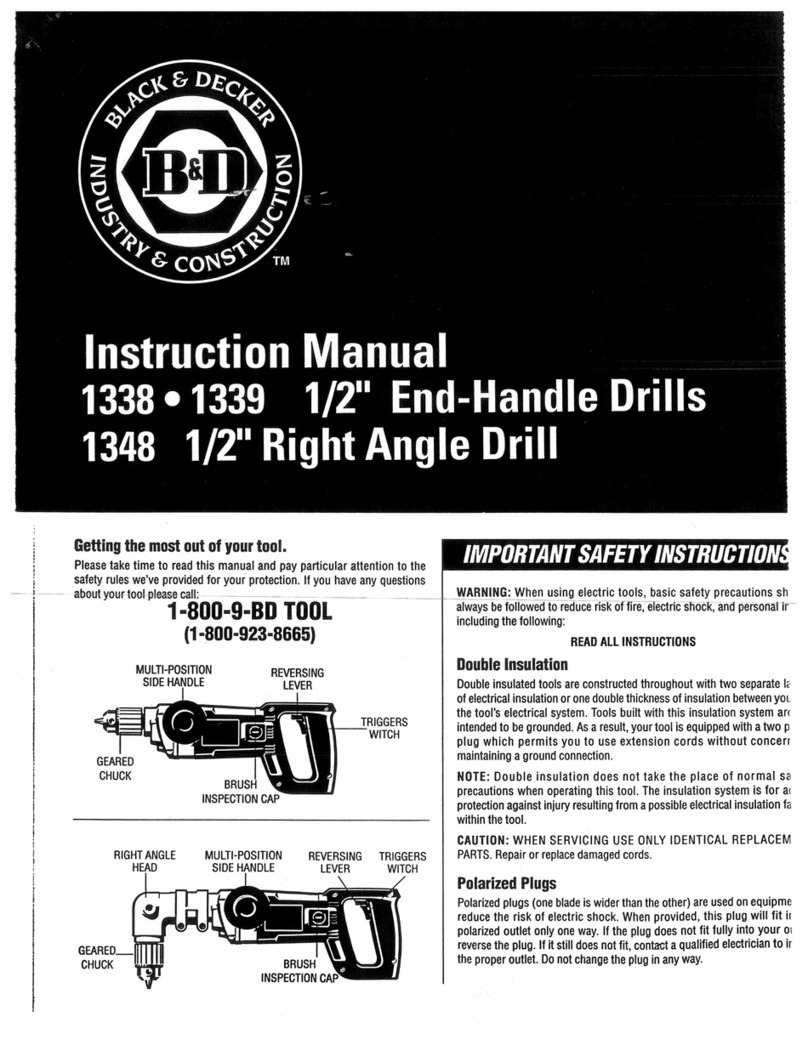 Black & Decker 1338 User manual