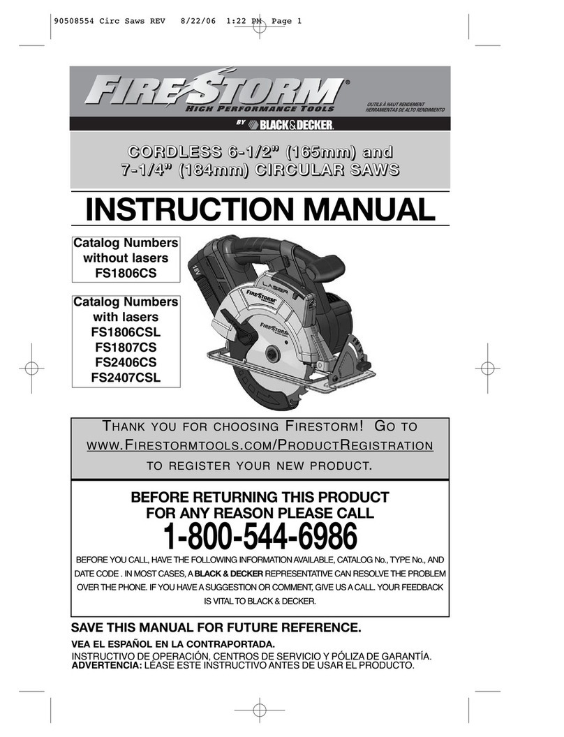 Black & Decker FireStorm FS1806CS instruction manual