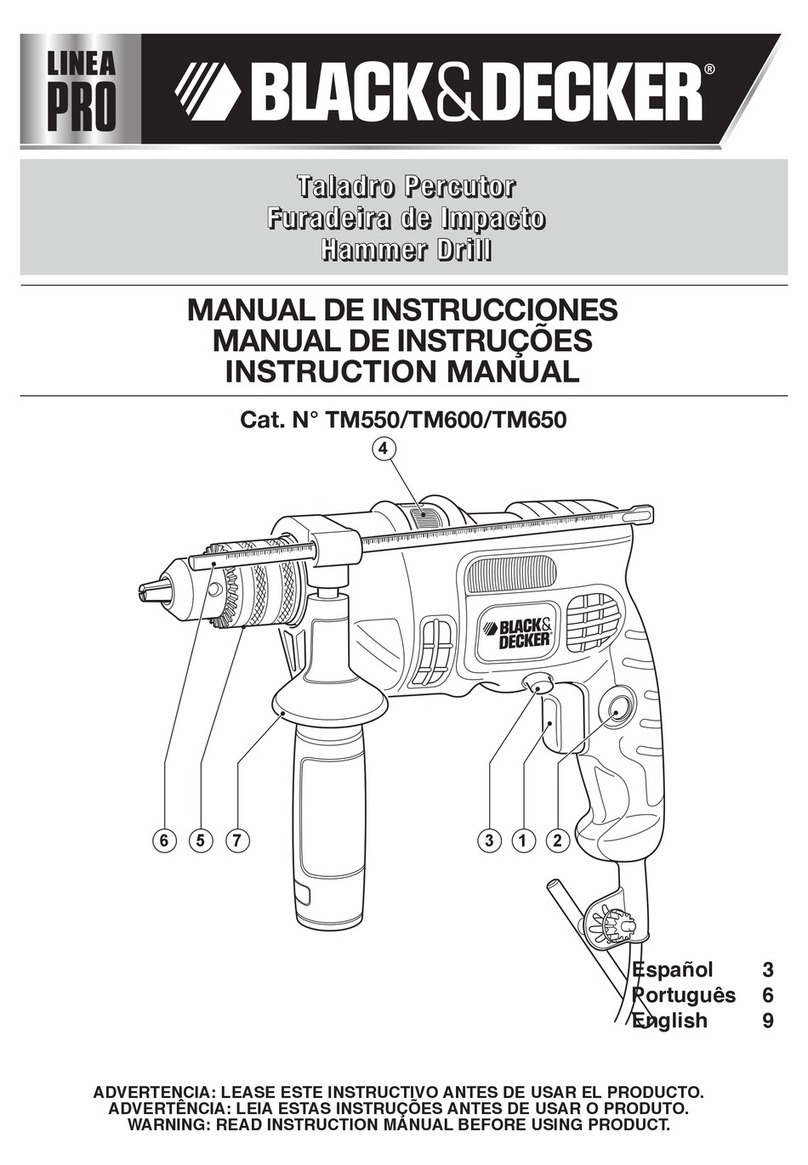 Black & Decker Linea Pro TM550 User manual
