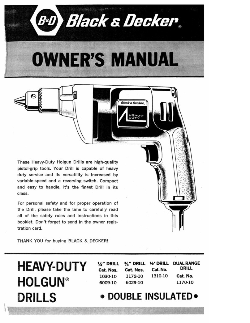 Black & Decker Holgun 1030-10 User manual