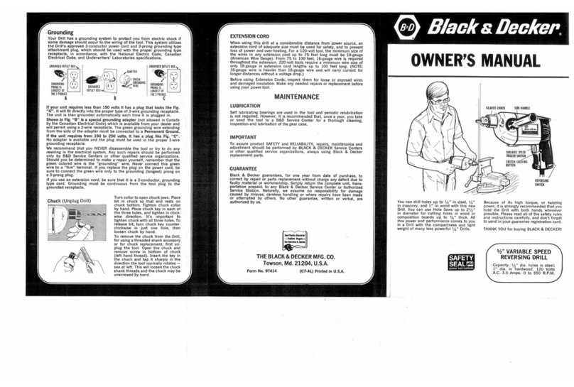 Black & Decker 97414 User manual