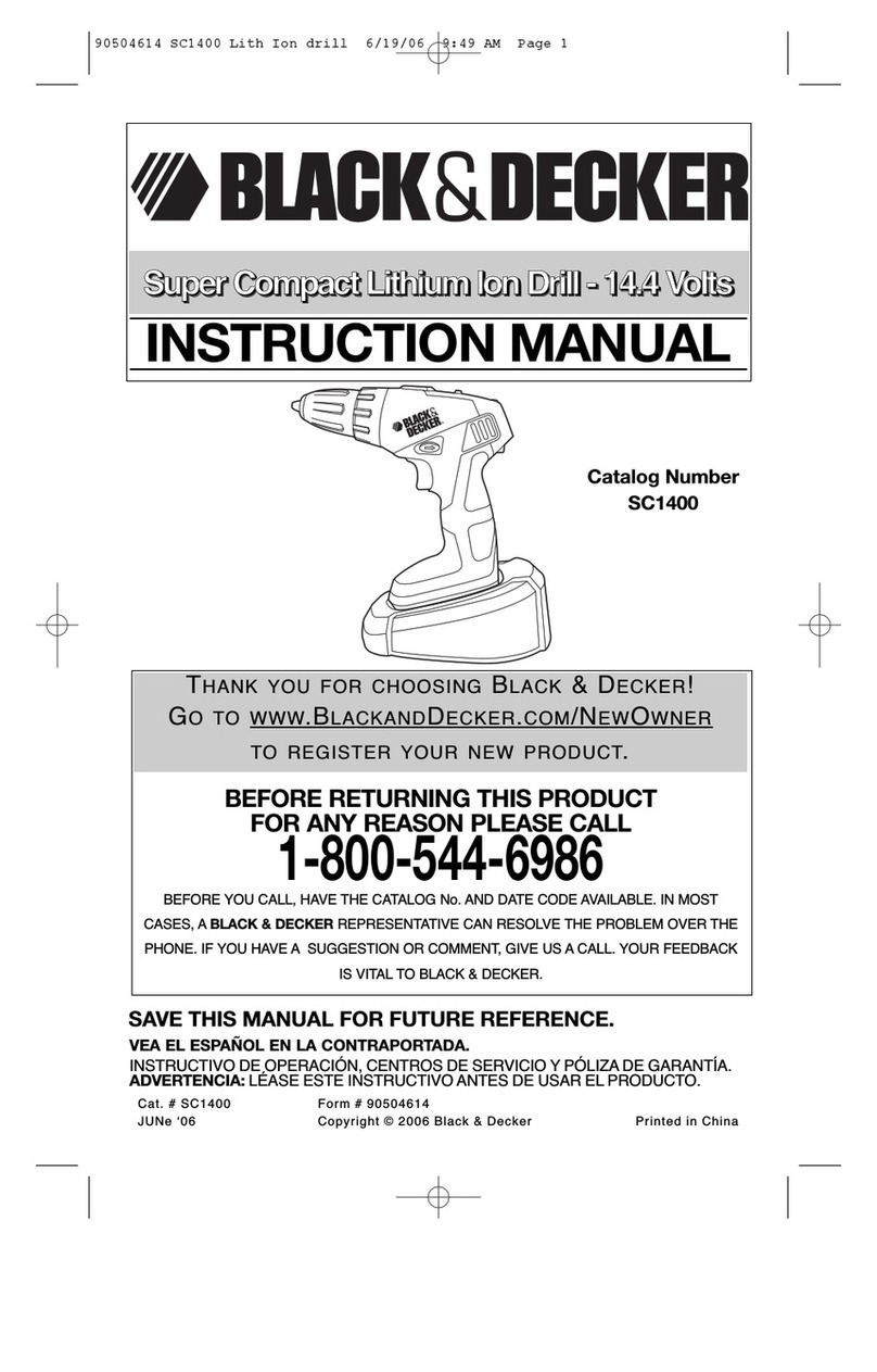 Black & Decker 90504614 User manual