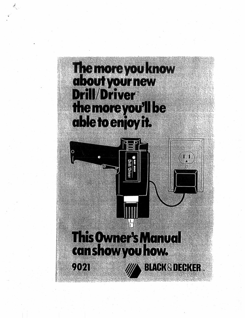 Black & Decker 9021 User manual