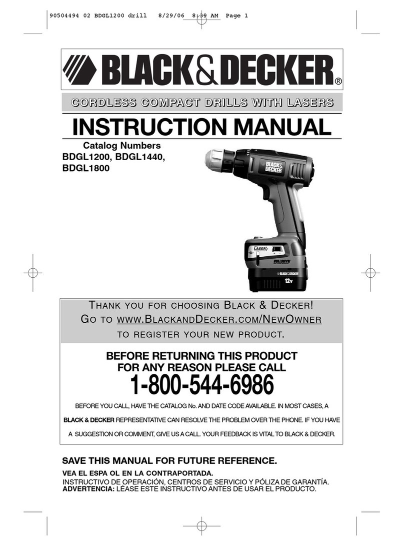 Black & Decker 90504494 User manual