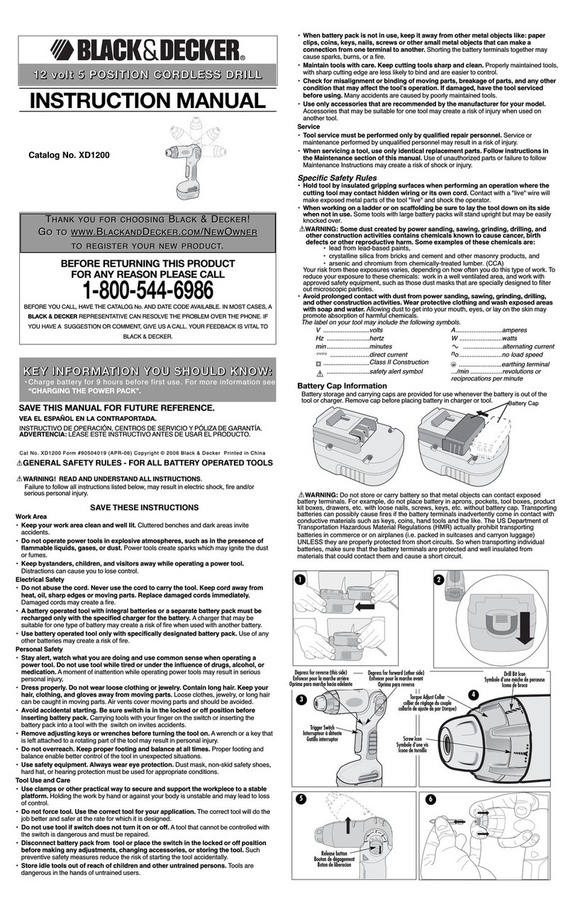 Black & Decker 90504019 User manual