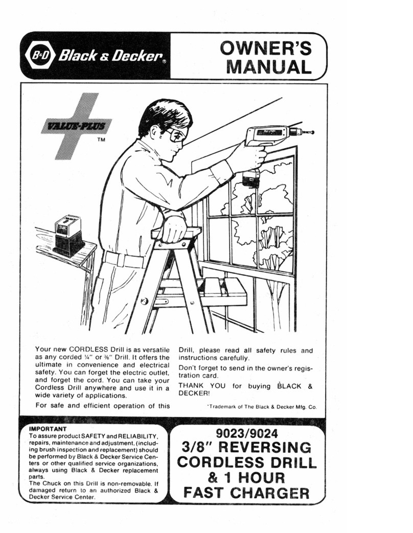 Black & Decker 9023 User manual