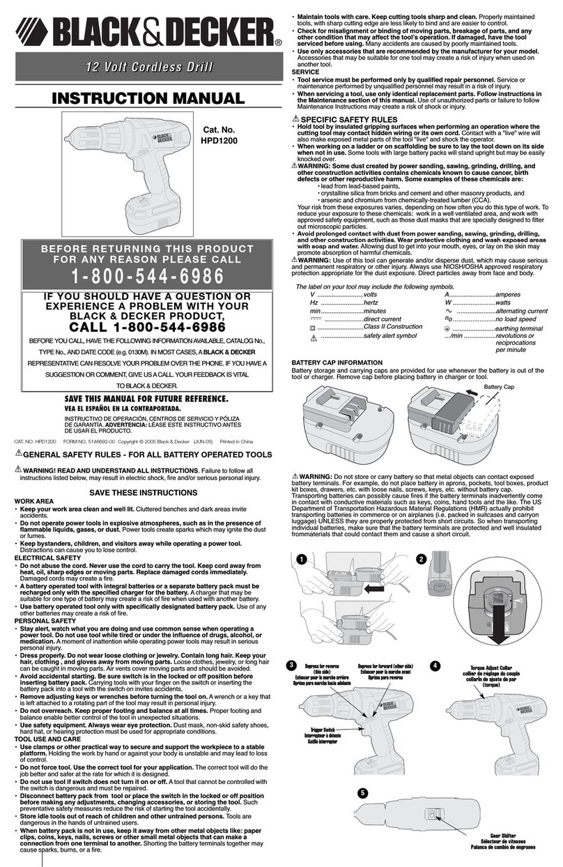 Black & Decker 5146692-00 instruction manual