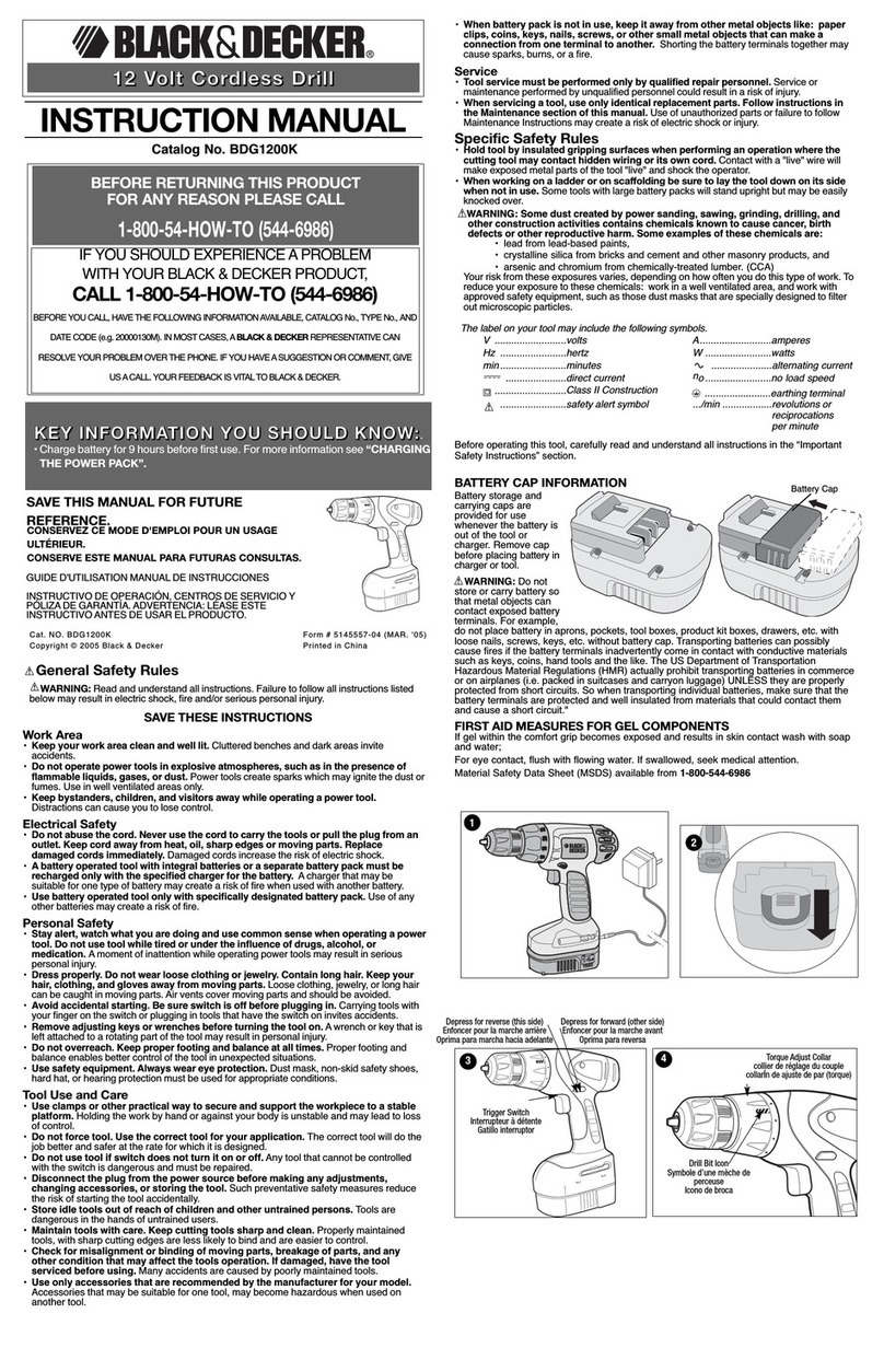 Black & Decker 5145557-04 User manual